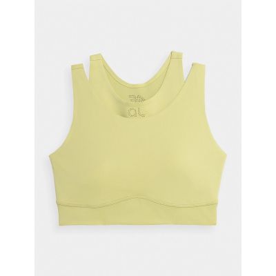 3. Biustonosz treningowy ze średnim wsparciem z materiałów z recyklingu damski 4F x anna lewandowska 4F