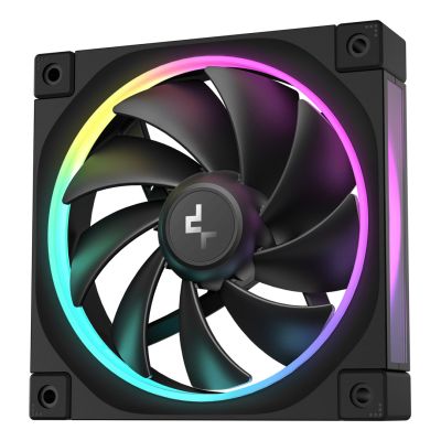 2. DeepCool FL12-3 in 1 Obudowa komputera Wentylator 12 cm Czarny 3 szt.