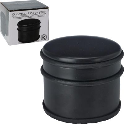 4. STOPER DO DRZWI 9CM CZARNY