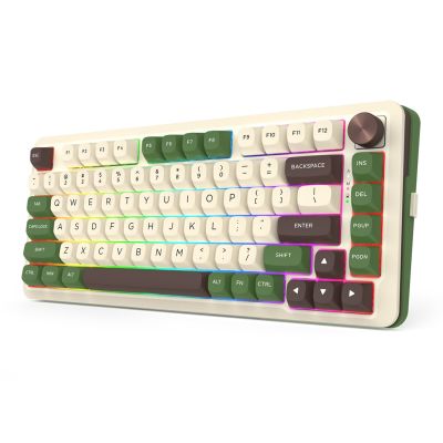 7. REDRAGON K681CGC-RGB-PRO Cyrus klawiatura USB + RF Wireless + Bluetooth Biały, Zielony