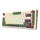7. REDRAGON K681CGC-RGB-PRO Cyrus klawiatura USB + RF Wireless + Bluetooth Biały, Zielony