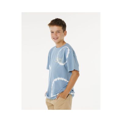 2. Koszulka chłopięca RIP CURL Pacific Rinse Fin Tee-Boy niebieska