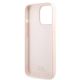 7. Etui Karl Lagerfeld Silicone Ikonik Karl&Choupette MagSafe na iPhone 13 Pro / iPhone 13 - jasnoróżowe