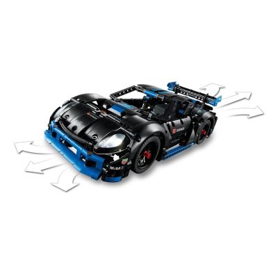 3. LEGO Technic 42176 Samochód wyścigowy Porsche GT4 e-Performance