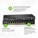 9. Switch Zyxel GS1915-8EP 8p PoE (PoE+: 8;) 60W Managed Gigabit