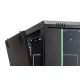 7. Szafa sieciowa wisząca DYNAmic 19" 9U rack 600x600, drzwi szyba, czarny, niedzielona, złożona, 60kg
