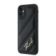 2. Etui Karl Lagerfeld Diagonal Quilted Script na iPhone 11 / Xr - czarne