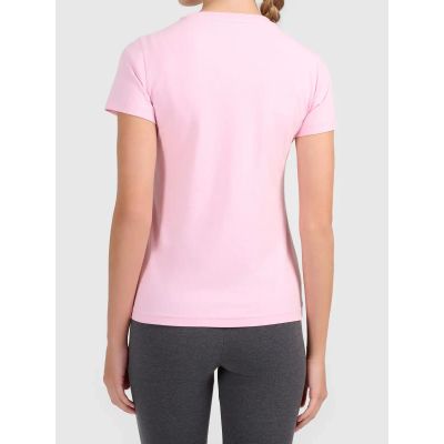 2. T-shirt slim bawełniany damski 4F 4FWAW26TTSHF3500-56S