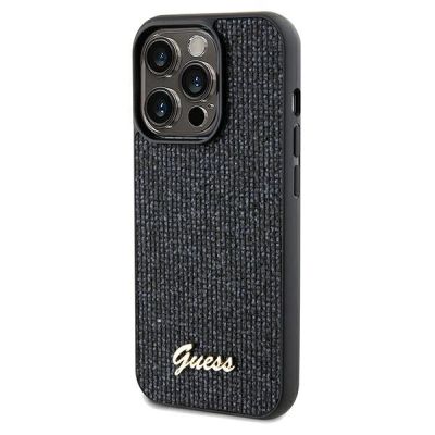 2. Etui Guess Disco Metal Script na iPhone 13 Pro / 13 - czarne