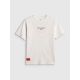 5. T-shirt loose z nadrukiem chłopięcy 4F 4FJRSS26TTSHM3835-10S