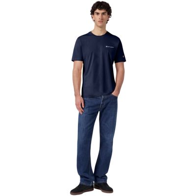 6. Koszulka męska Champion SS Tee granatowa 221798 BS501