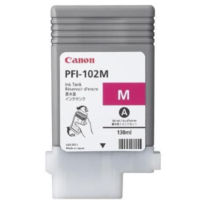 2. Tusz Canon PFI-102M=PFI102M=CF0897B001AA, czerwony 130ml
