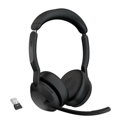 4. Jabra 25599-989-999 słuchawki/zestaw słuchawkowy Bezprzewodowy Opaska na głowę Biuro/centrum telefoniczne Bluetooth Podstawka do ładowania Czarny