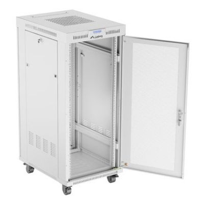 2. Lanberg FF01-6827-23SL stojak 27U Stojak montowany na podłodze Szary