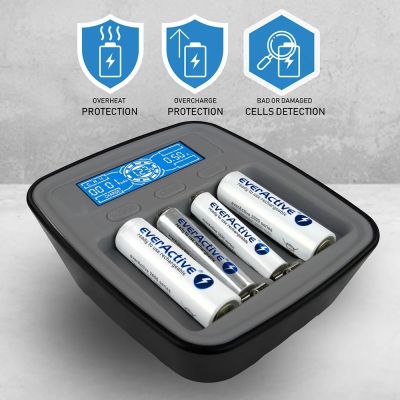 4. EVERACTIVE ŁADOWARKA DO AKMULATORÓW NI-MH USB-C NC1000MV2