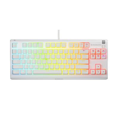 Klawiatura SteelSeries Apex 3 TKL US, white