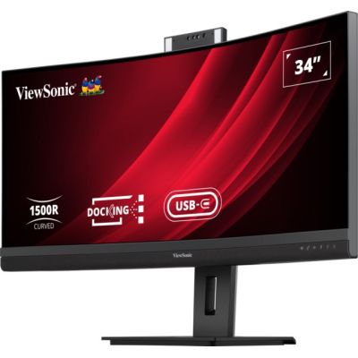 5. Monitor LED Sonic VG3457CV 34 zakrzywiony 2K 21:9 3 - Płaski ekran - 86,4 cm