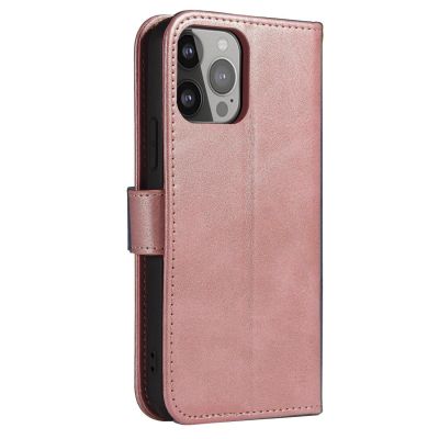4. Etui Magnet Case z klapką do Samsung Galaxy S24 FE - różowe