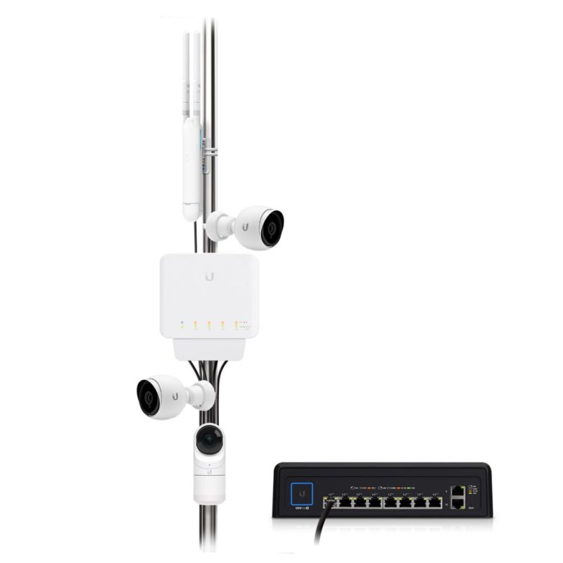 4. Switch Ubiquiti UniFi Flex 5p PoE ( PoE+: 4;) Managed Gigabit