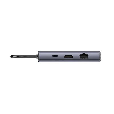 9. UNITEK HUB USB-C 6 W 1 | 3X USB-A | 5GBPS | PD 100 W | HDMI 4K@30HZ | RJ45