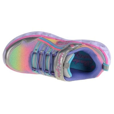 3. Skechers Heart Lights-Rainbow Lux 302308L-SMLT Szare 27