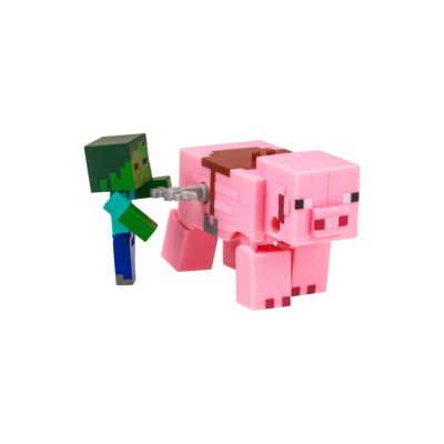 2. MINECRAFT S2 3D WIND-UP TOY - BABY ZOMBIE & PIG