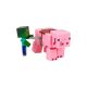 2. MINECRAFT S2 3D WIND-UP TOY - BABY ZOMBIE & PIG