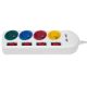 7. MACLEAN LISTWA ZASILAJĄCA 4 GNIAZDA 2XUSB MCE229W