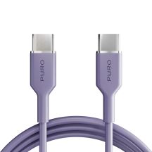 Kabel Puro ICON USB-C - USB-C 1,5m - fioletowy