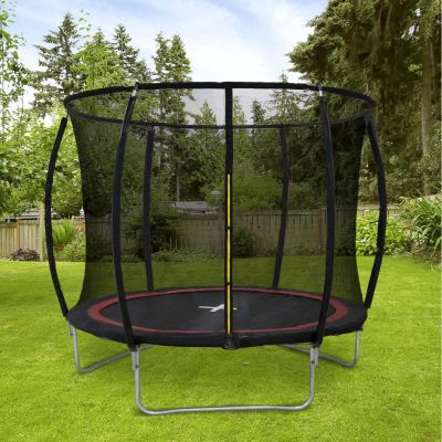 4. TRAMPOLINA DUNLOP PREMIUM Z SIATKĄ WEWNĘTRZNĄ fi244cm