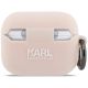 3. Etui Karl Lagerfeld Silicone Chaupette Head 3D na AirPods Pro 3 - różowe