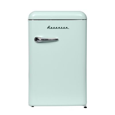 2. Lodówka Retro Ravanson LKK-120RM 545 x 585 x 860 mm | 106l | klasa E | miętowy