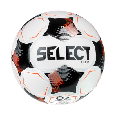 2. Piłka nożna Select Club v26 FIFA Basic biało-czarno-pomarańczowa 1005643/120084