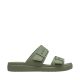 Klapki damskie Crocs Brooklyn Buckle Low zielone 211215 3BX