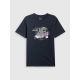 8. T-shirt regular z nadrukiem męski 4F 4FRSS26TTSHM3657-31S