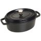 Garnek żeliwny owalny Staub - 3.2 ltr, Czarny
