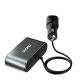 2. Dudao ładowarka samochodowa 2x USB / 3x rozdzielacz gniazda zapalniczki czarny (R1Pro black)