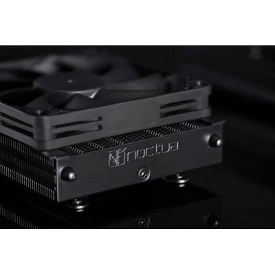 6. Noctua NH-L9A-AM5 CHROMAX.BLACK system chłodzenia komputerów Procesor Chłodnica powietrza 9,2 cm Czarny 1 szt.