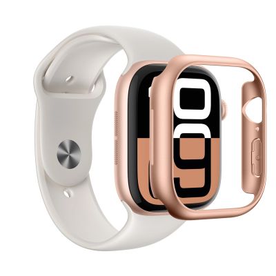 7. Etui AMAZINGTHING Minimal Case do Apple Watch 46mm – różowe złoto