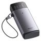 6. Baseus Lite Series adapter czytnik kart SD/TF USB szary (WKQX060013)