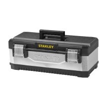 Black & Decker 1-95-619 walizka na narzędzia Czarny, Srebrny Plastik, Stal