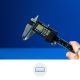4. Cyfrowa suwmiarka iFixit w kolorze niebieskim z ekranem LCD