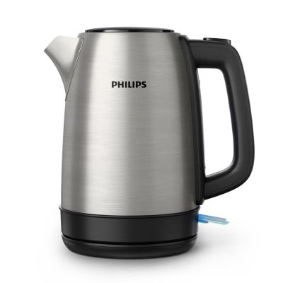 6. Philips Daily Collection Metalowy czajnik 1,7 l — pokrywka z mech. sprężynowym i wskaźnik