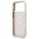 7. Etui Guess Perforated 4G MagSafe na iPhone 17 Pro - różowe
