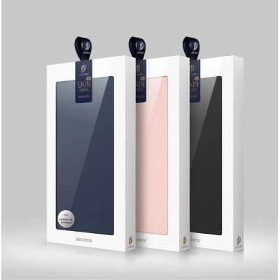 23. DUX DUCIS Skin Pro kabura etui pokrowiec z klapką Huawei Y5p różowy