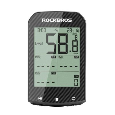 Licznik rowerowy Rockbros M1Pro Bluetooth GPS IPX6 - czarny