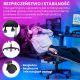 7. Extralink Gaming | Fotel gamingowy | biurowy, obrotowy, kubełkowy, czarno-czerwony, G-522