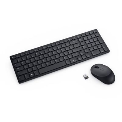 3. DELL Kompaktowa cicha klawiatura i mysz Pro — KM555 - niemiecka (QWERTZ)