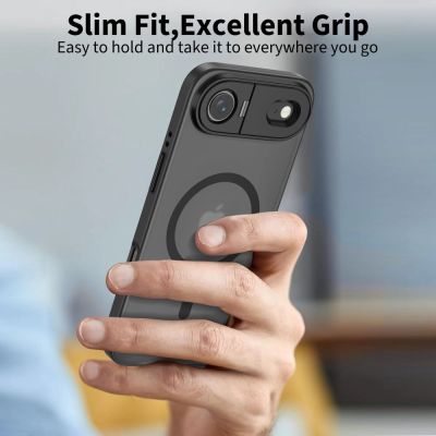 4. Etui Tech-Protect MagStand MagSafe na iPhone 17 Air - czarny mat