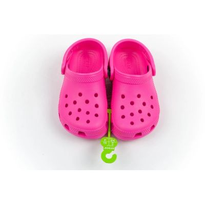 10. Crocs chodaki sandały dziecięce Classic Clog T różowe wygodne modne